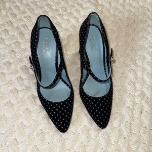 Kate Spade Black Polka Dot Heels